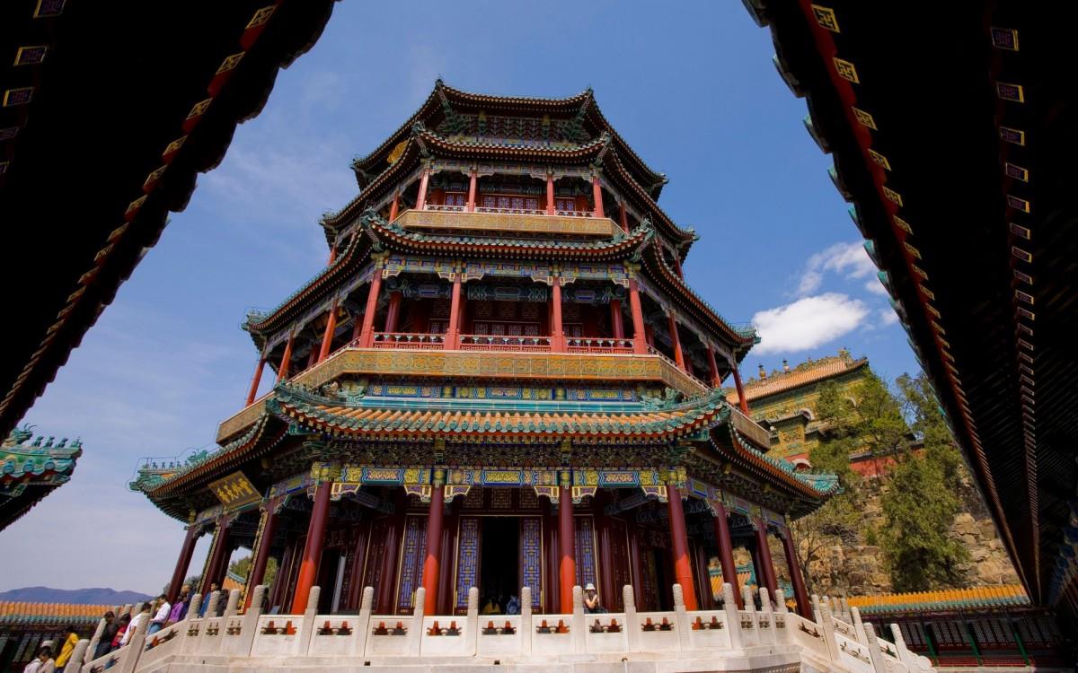 北京颐和园风景图片