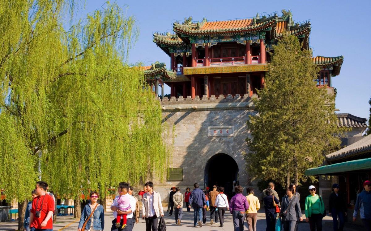 北京颐和园风景图片