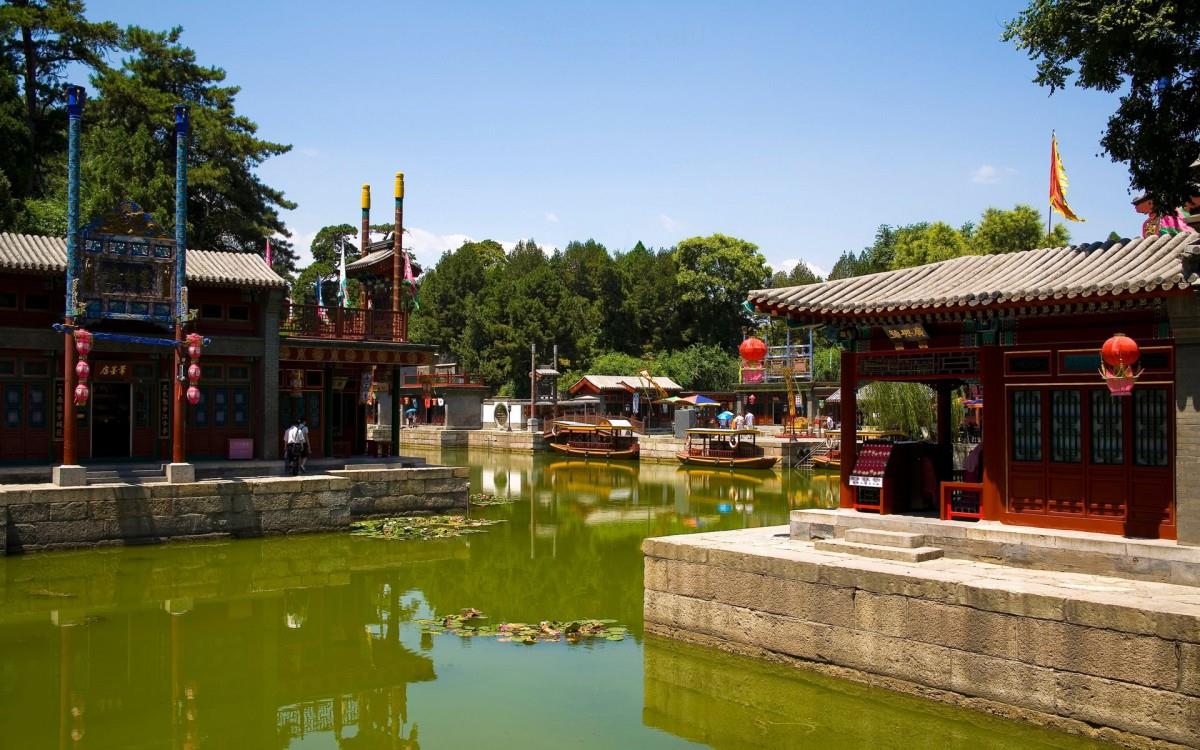 北京颐和园风景图片