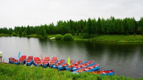 乌兰布统美丽湖泊图片大全