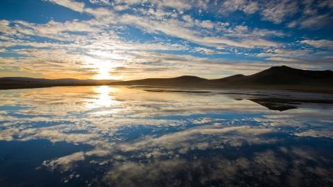 乌兰布统美丽湖泊图片大全