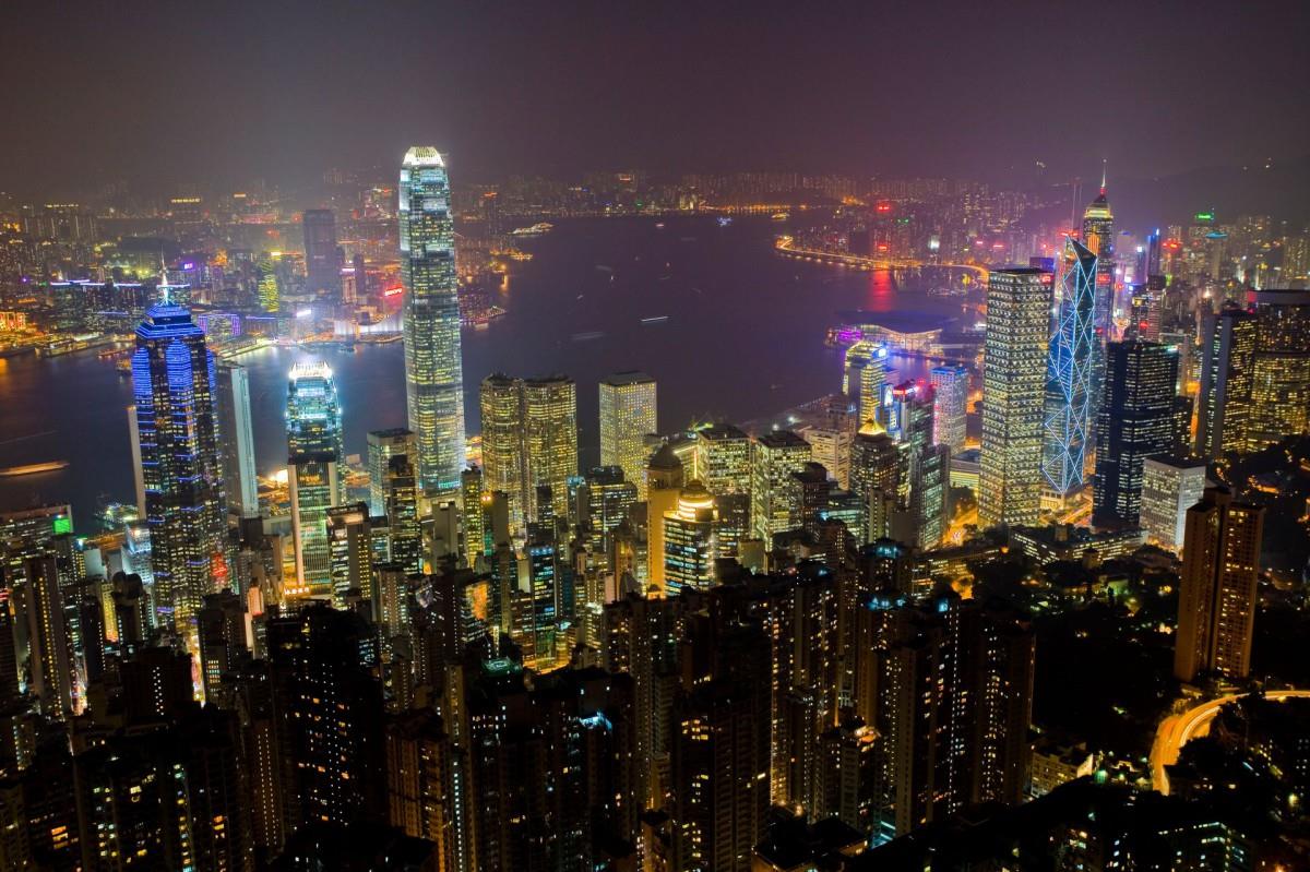 香港维多利亚港夜景图片第二辑