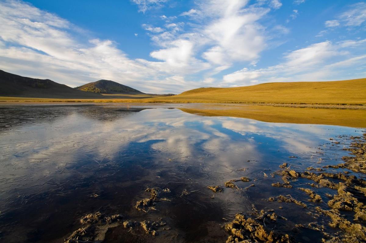 乌兰布统美丽湖泊图片大全