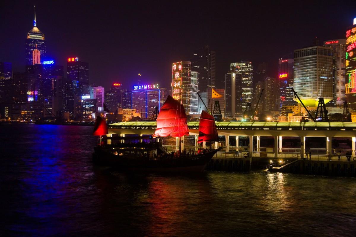 香港维多利亚港夜景图片第二辑