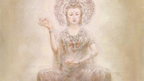 精美女性油画图片