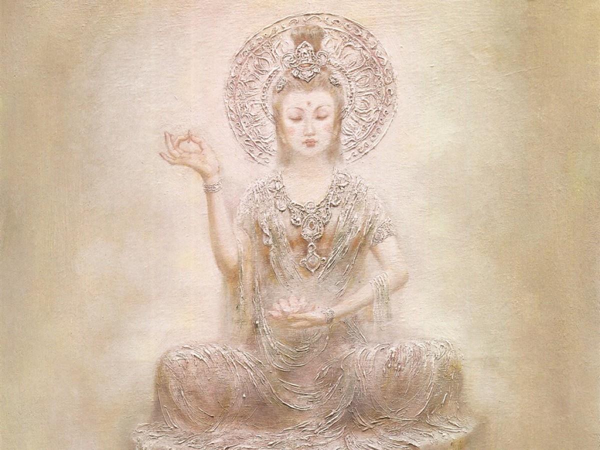 精美女性油画图片