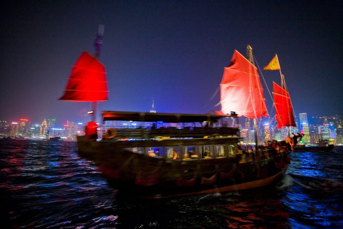 香港维多利亚港夜景图片第二辑