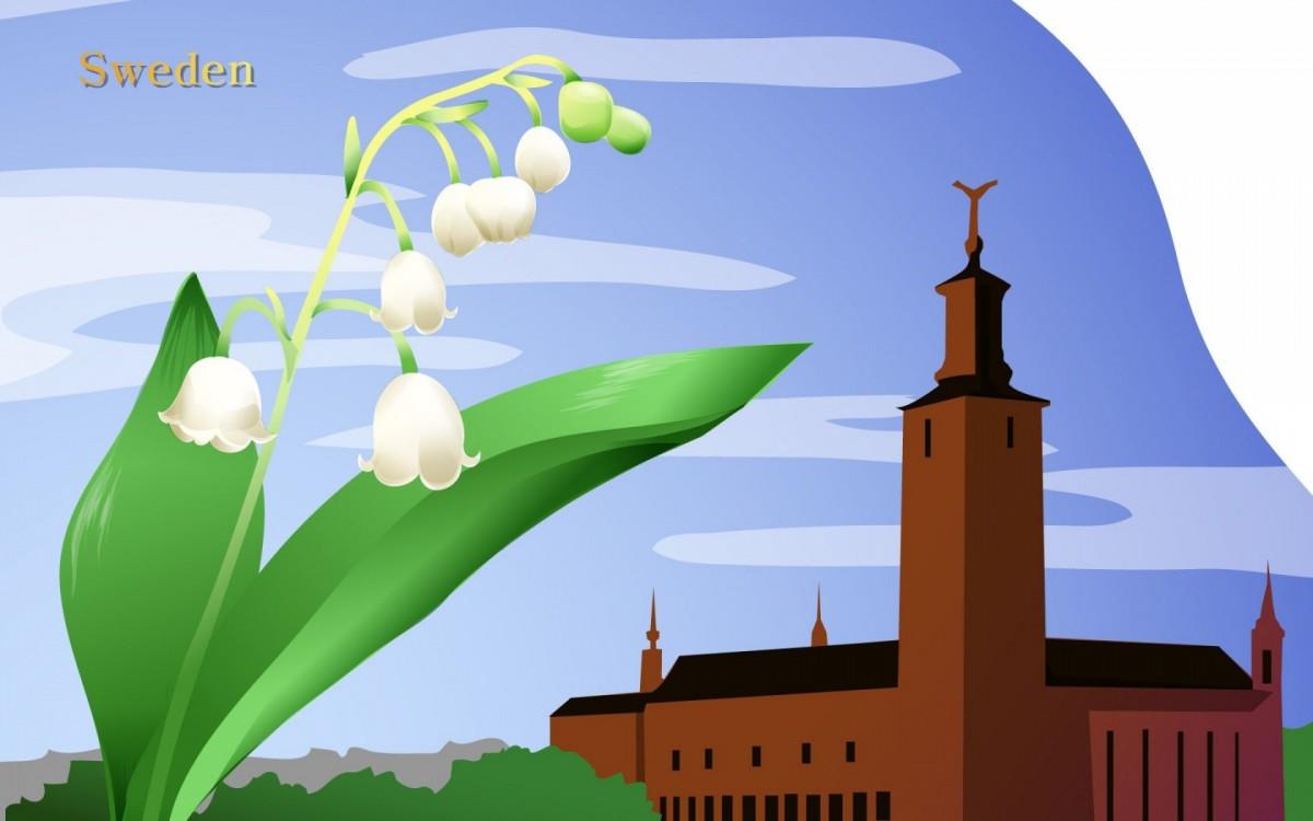 各国国花手绘图片