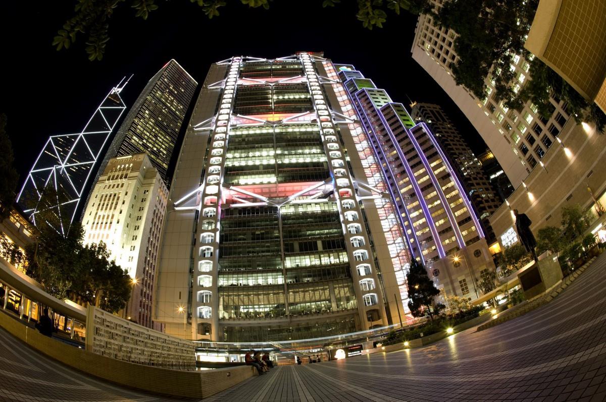 香港维多利亚港夜景图片第一辑