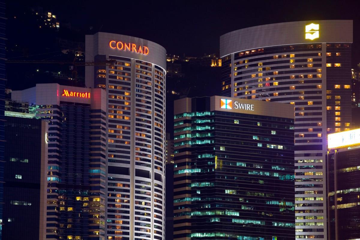 香港维多利亚港夜景图片第一辑