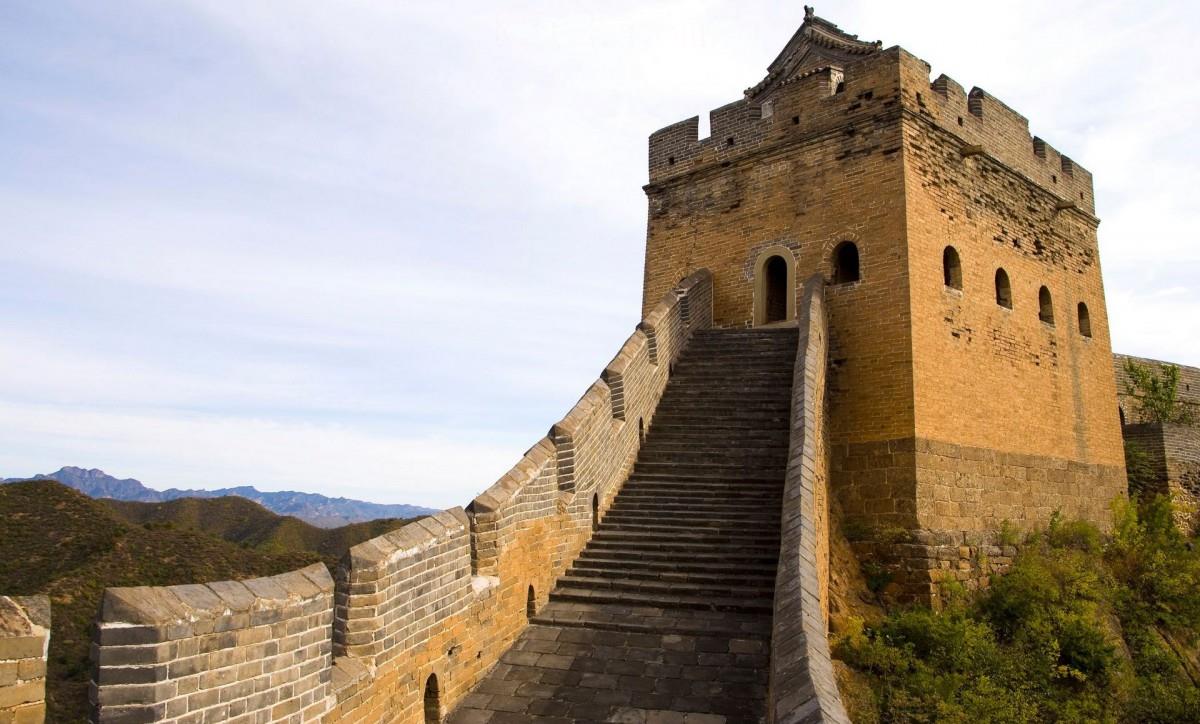 俯视金山岭长城风景图片大全