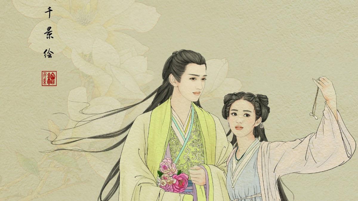 花千骨电视剧手绘图片