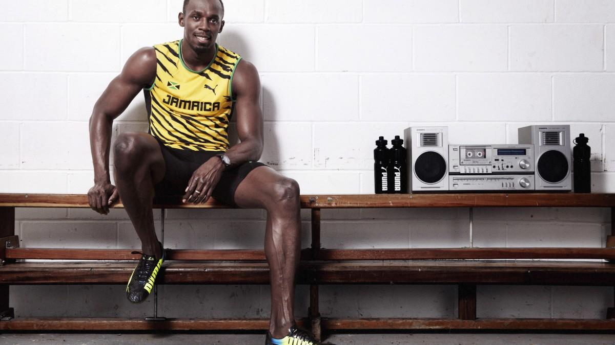 田径短跑运动员尤塞恩·博尔特图片大全