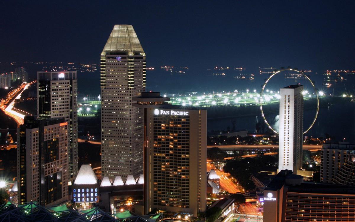 摩天轮景观图片