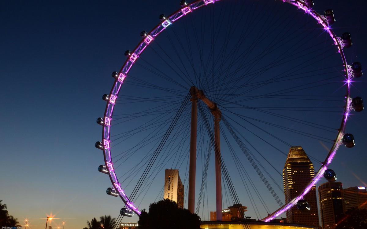 摩天轮景观图片