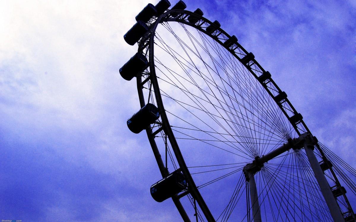 摩天轮景观图片