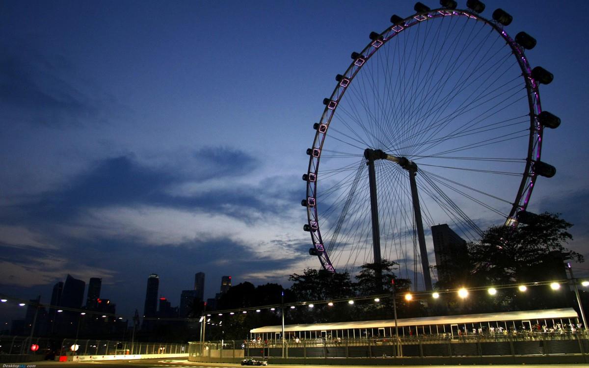 摩天轮景观图片