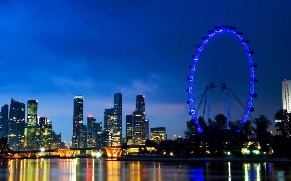 摩天轮景观图片