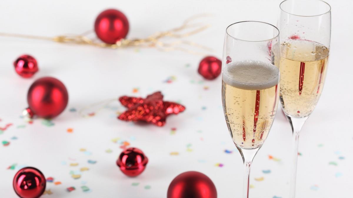 节日庆祝香槟美酒图片