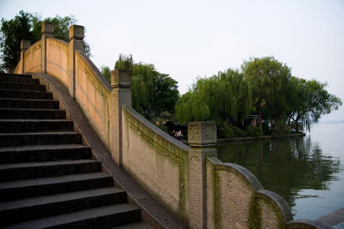 美丽的杭州西湖风光图片