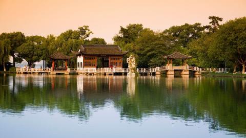 美丽的杭州西湖风光图片