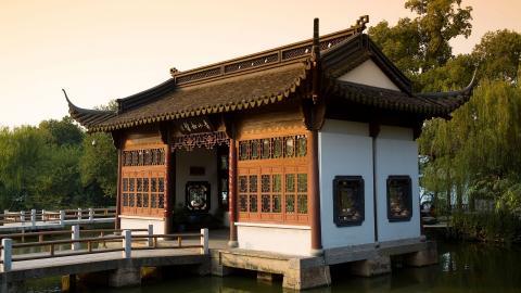 美丽的杭州西湖风光图片