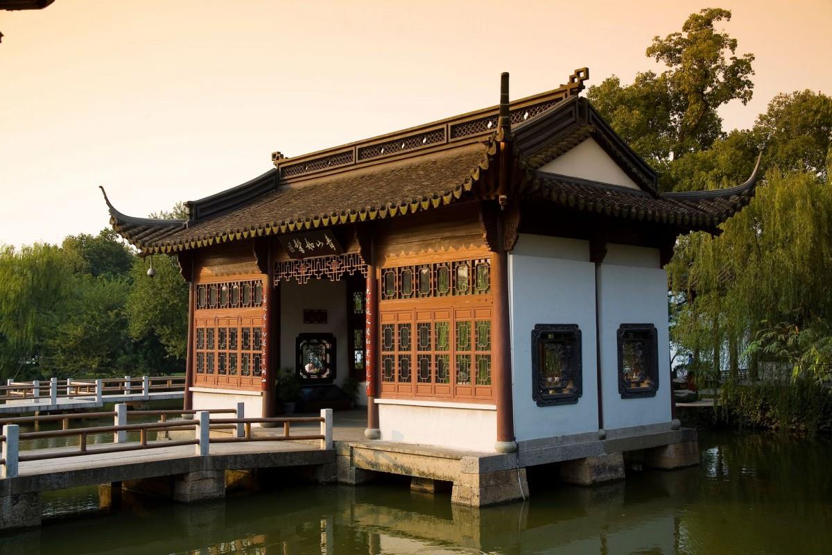 美丽的杭州西湖风光图片