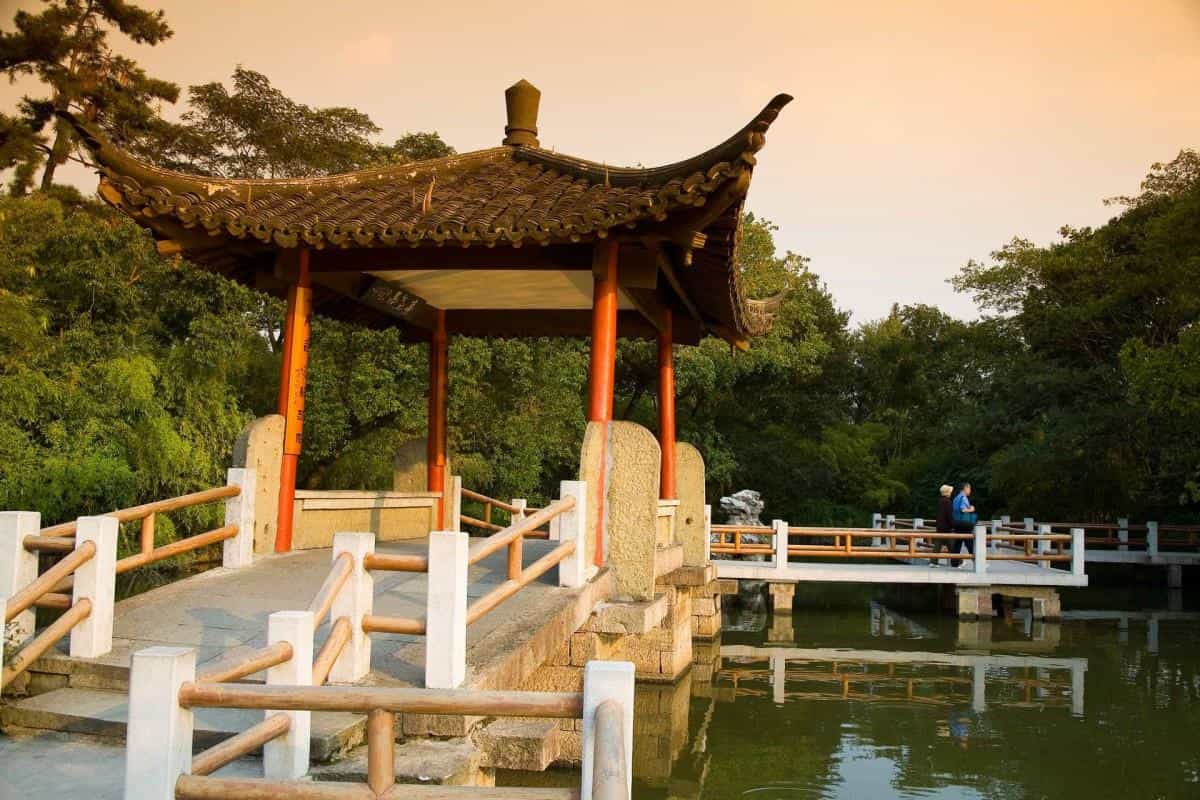 美丽的杭州西湖风光图片