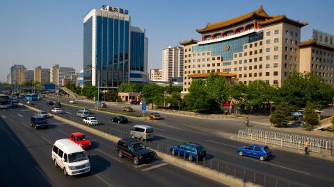 北京城市建筑风光(东二环)图片