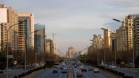 北京城市建筑风光(东二环)图片