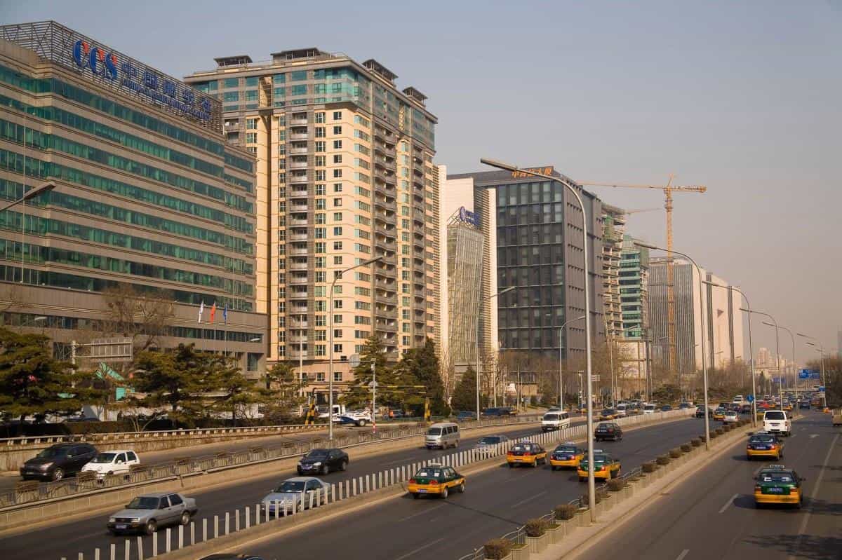 北京城市建筑风光(东二环)图片