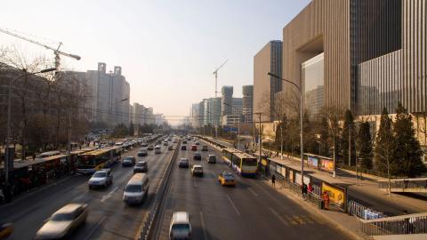 北京城市建筑风光(东二环)图片