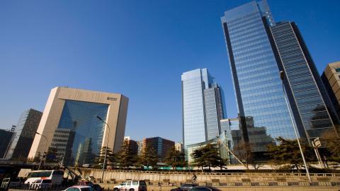 北京城市建筑风光(东二环)图片