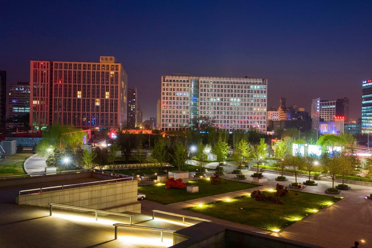 北京中关村美丽夜景
