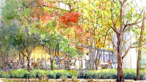 日本画师小森裕三水彩风景画