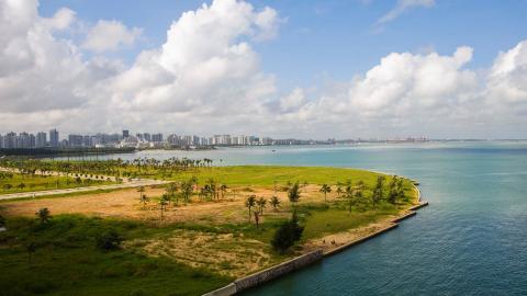 海南海口旅游城市风光图片