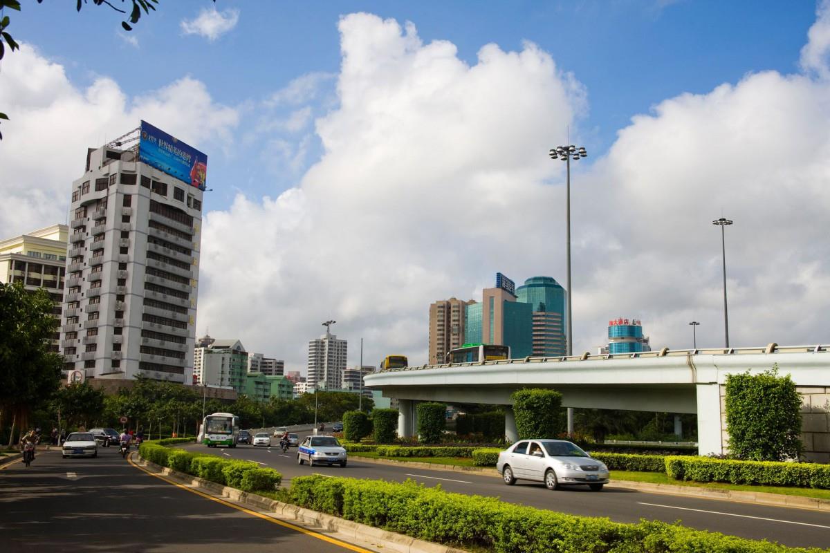 海南海口旅游城市风光图片