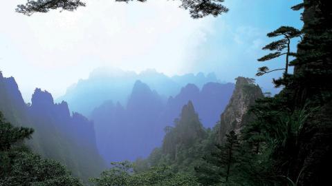 黄山景点云海图片