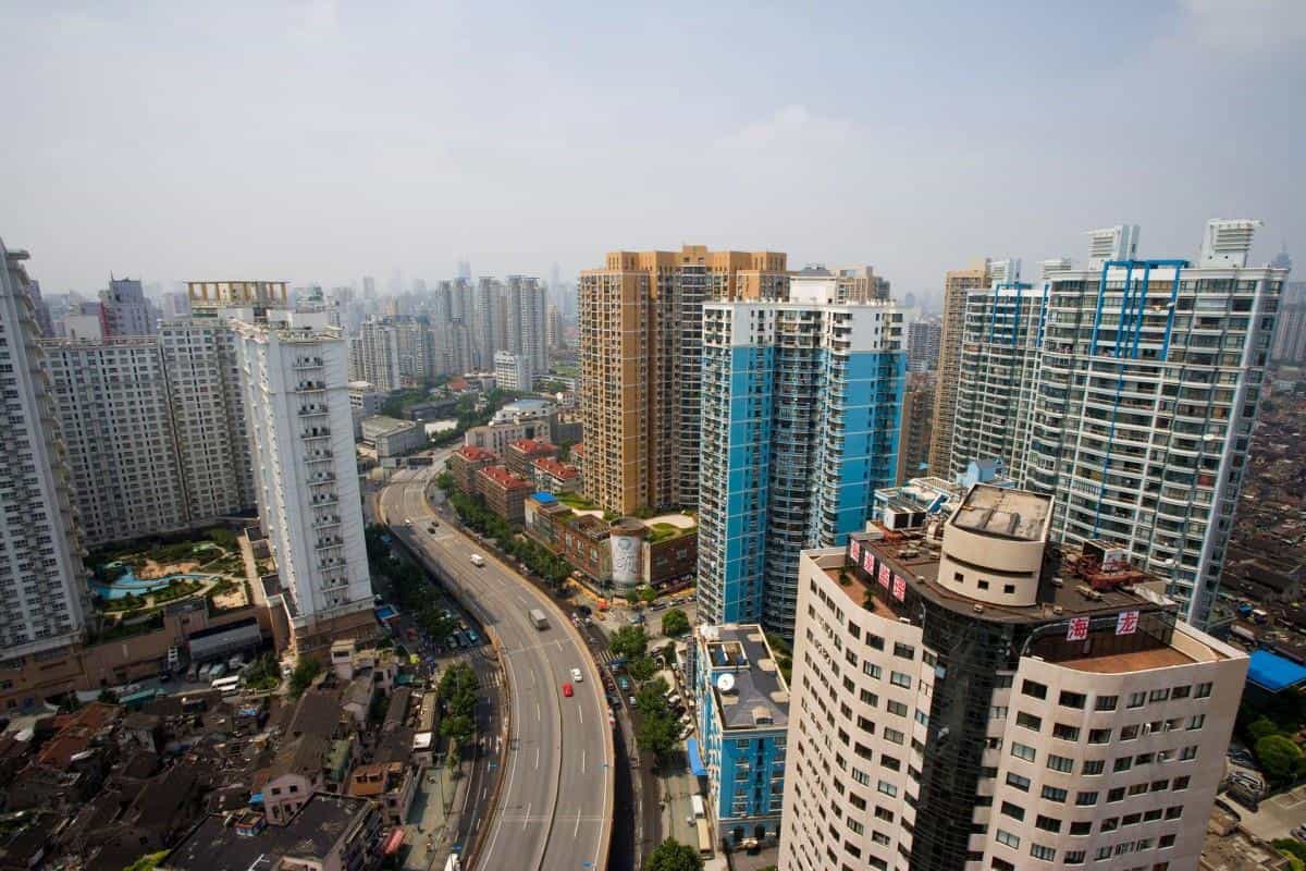 壮观的上海高架桥(立交桥)图片