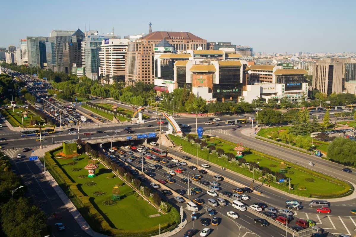 北京市西城区南部复兴门风景图片