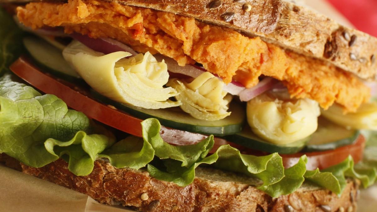 西方快餐三明治图片