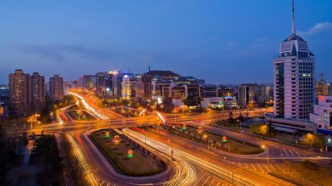 北京市西城区南部复兴门风景图片
