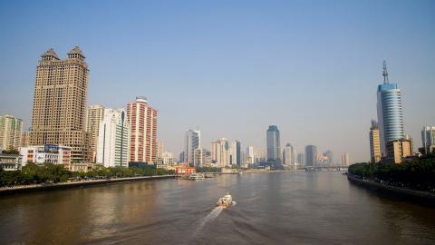 广州城市高楼风光图片