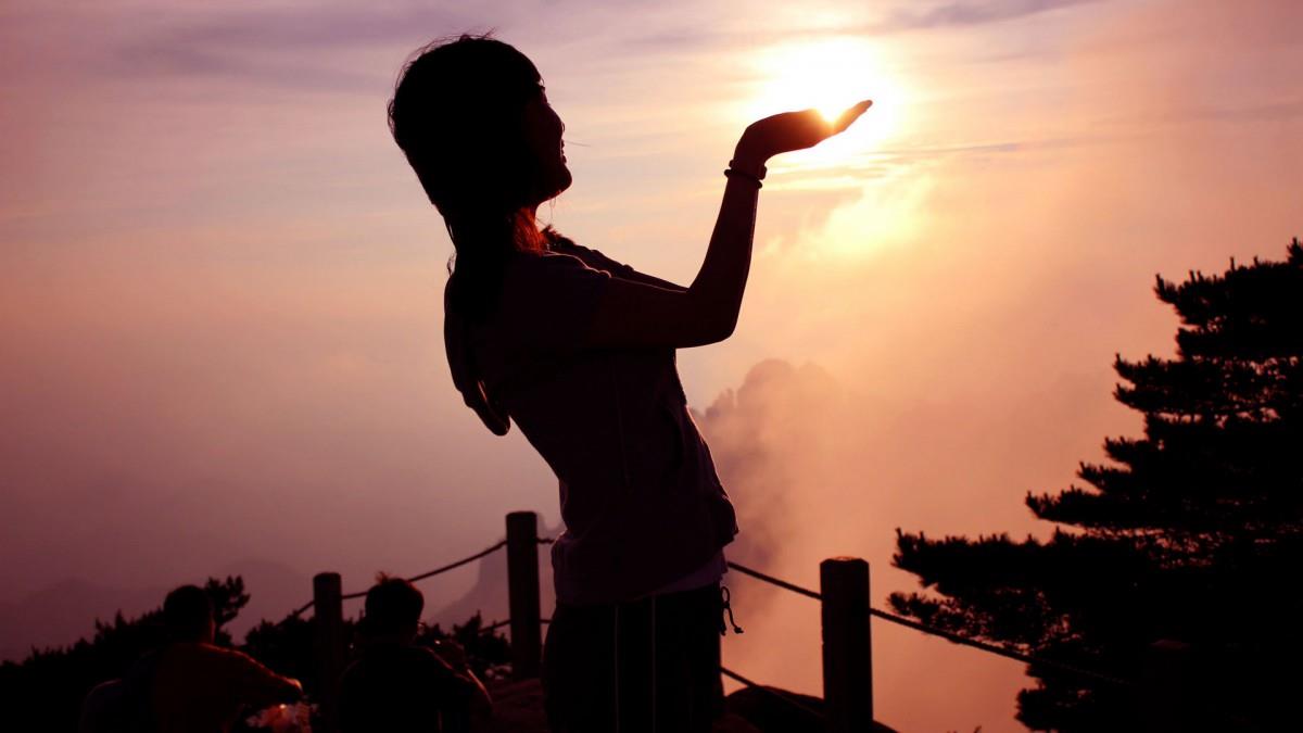 人物剪影图片素材