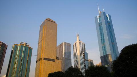 广州城市高楼风光图片