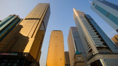 广州城市高楼风光图片