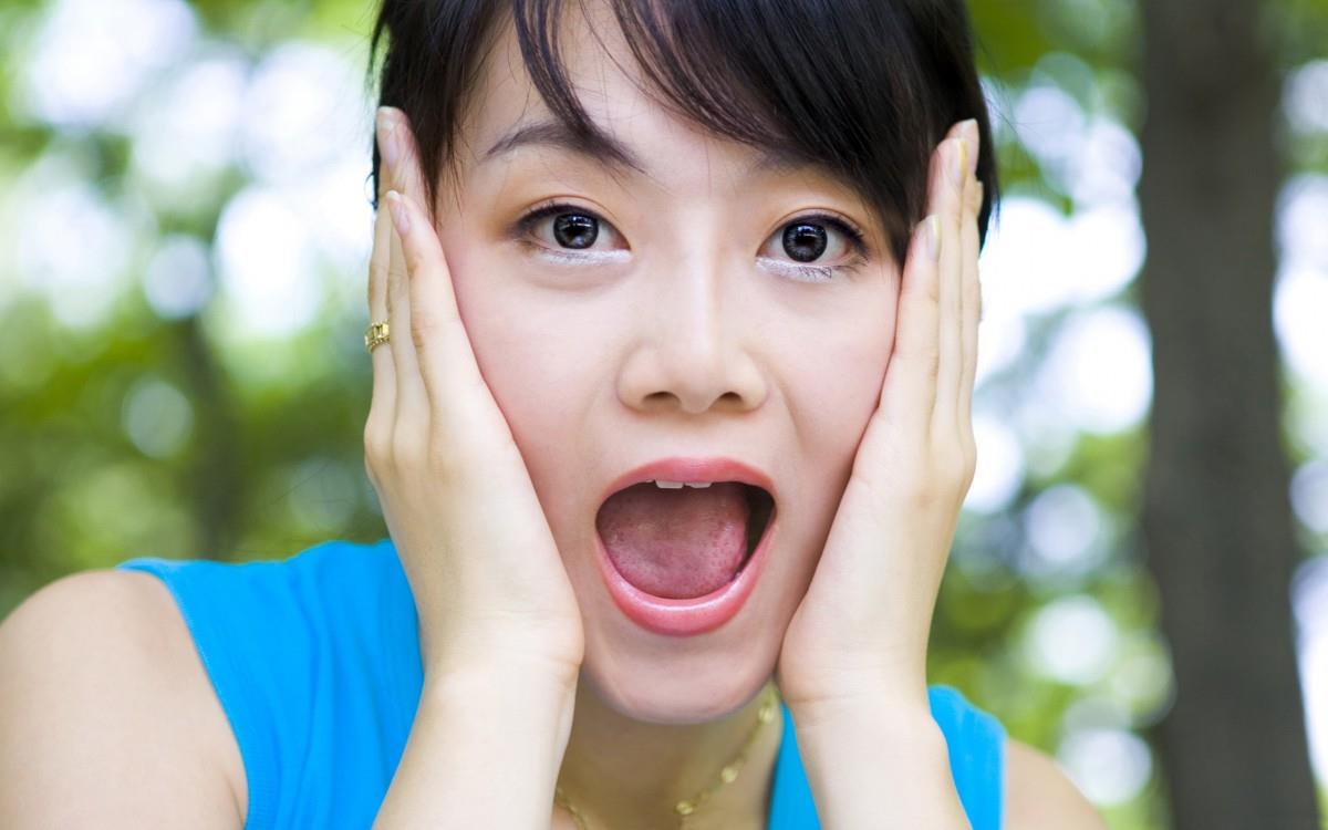 可爱少女表情图片