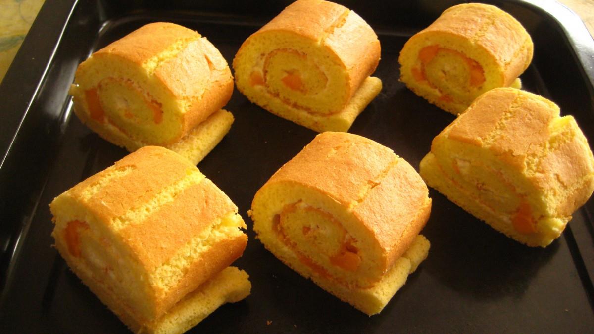 瑞士卷蛋糕图片