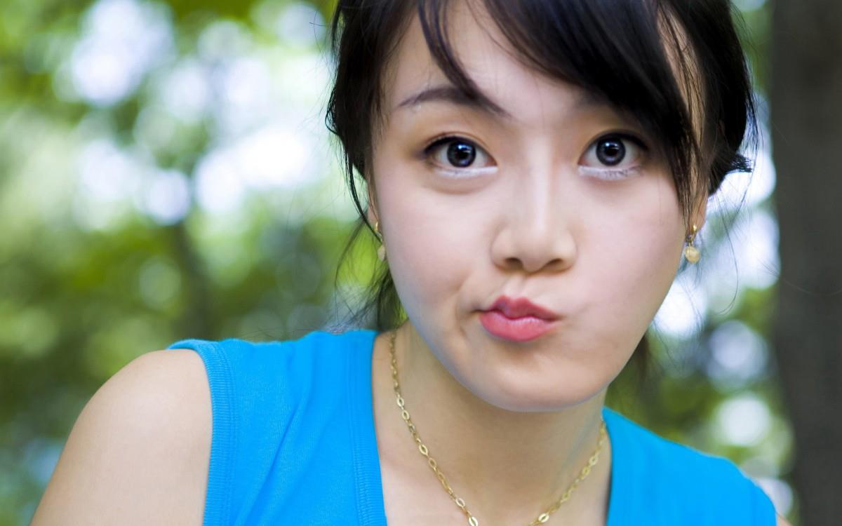 可爱少女表情图片