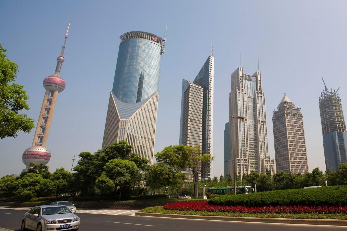 上海浦东高楼风景图片